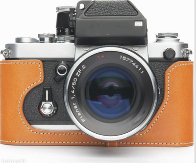 Nikon f2 f2a f2as f fa leather half leather case  Like new.