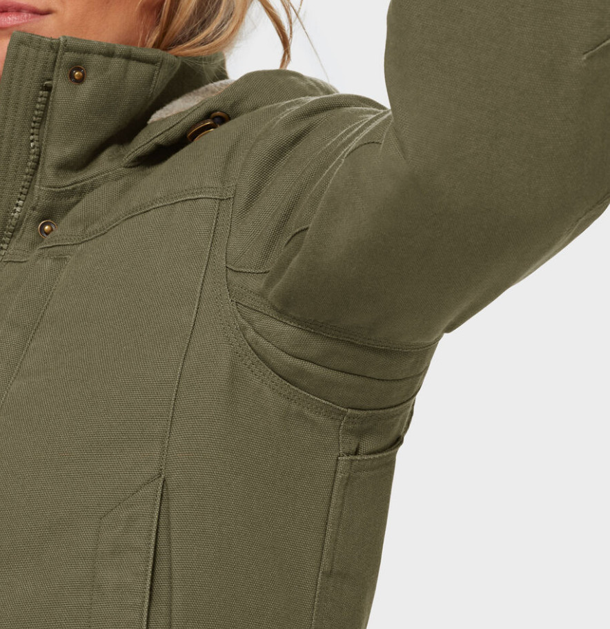 TOP SELLING Du.luth Women's Superior Fire Hose Insulated Parka, Loden