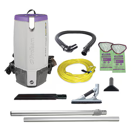 Proteam 107537 Super Coach Pro 10, 10 Qt. Backpack Vacuum W/ Problade Hard