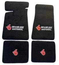 Carpet Floor Mats 4PC w/Logo Fits 1984-1987 Buick Regal Grand National PickColor