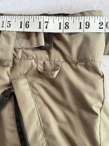 Ride Snowboards MTN DRY Pants Waterproof Breathable Lined Mens Size L Khaki - Picture 4 of 17