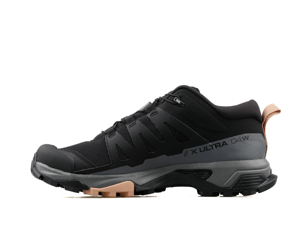スニーカー Salomon X Ultra 4 W Black Quiet Shade Sirocco Salomon X Ultra 4 Women's Hiking Shoes Black/Quiet Shade