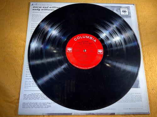 A1-59 ANDY WILLIAMS Warm And Willing - COLUMBIA CS 8679 - RECORD - POP - Picture 6 of 9