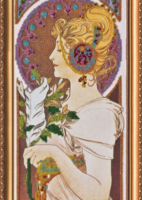 Chantal Bead Embroidery Kit   DIY Handmade Beading Craft Set