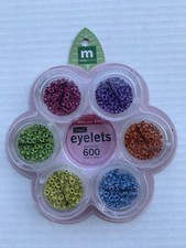 Making Memories Watercolor Brites Eyelet 600 piece Set Scrapbook Card making