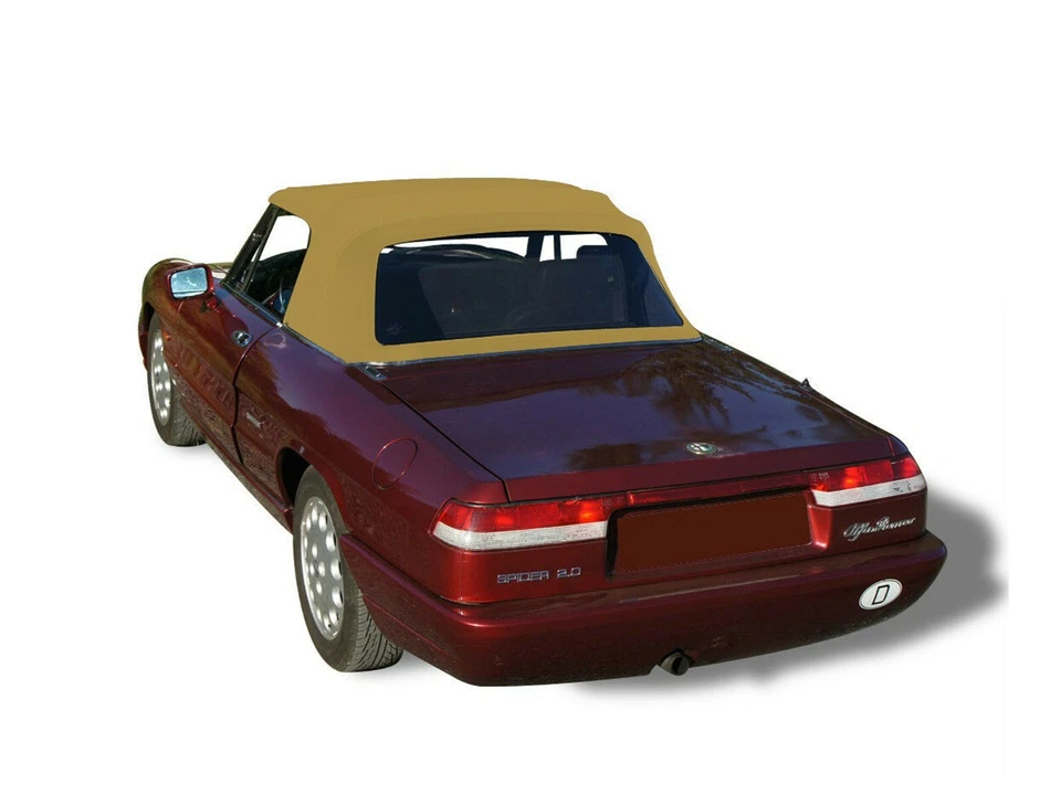 Fits: Alfa Romeo Spider 1971-94 Style 3 Black Vinyl Seat Covers - Image 3 of 3