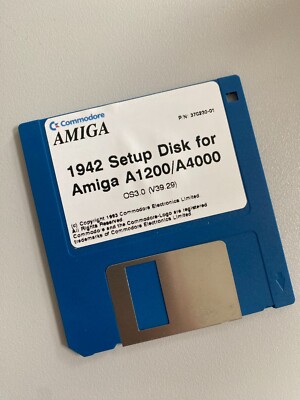 Für Amiga: 1942 Setup Disk für OS 3.0, NEU