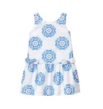 Janie And Jack Eyelet Floral Dress 3-6 Mths Girls Baby Infant Cotton Sleeveless