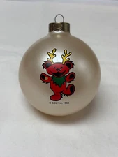 Grateful Dead Bear Santa's Rockshop Ornament - Vintage 1998