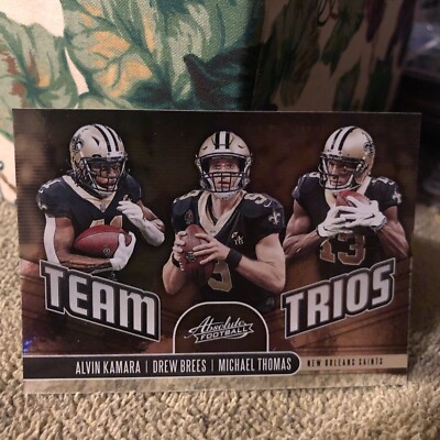TEAM TRIOS NFL Cards #TT-NO ABSOLUTE 2019