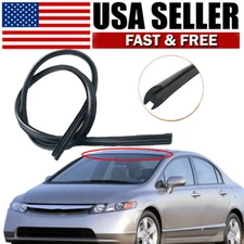 Front Windshield Reveal Surround Molding Trim Sealing For Honda Civic 2006-2011