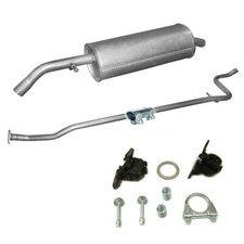 Auspuff Komplett Citroen C2 1.1 8V Fliessheck Van 1124ccm 44kW + Montagesatz