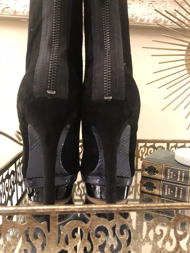 Botines de plataforma Brian Atwood Fuveau nuevos en caja talla 8 (funciona pequeño, se ajusta como EE. UU. 7,5). Foto 3 de 4