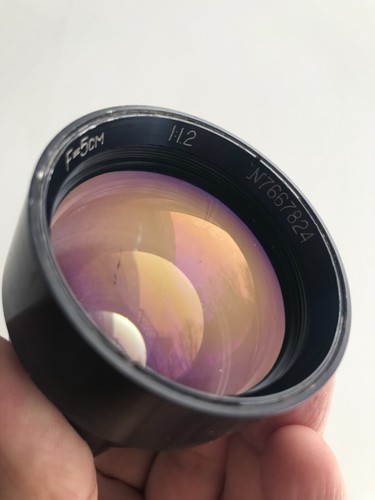 Projection Lens RO-109-1A 1.2/50 Izum Vintage Soviet - Picture 9 of 10