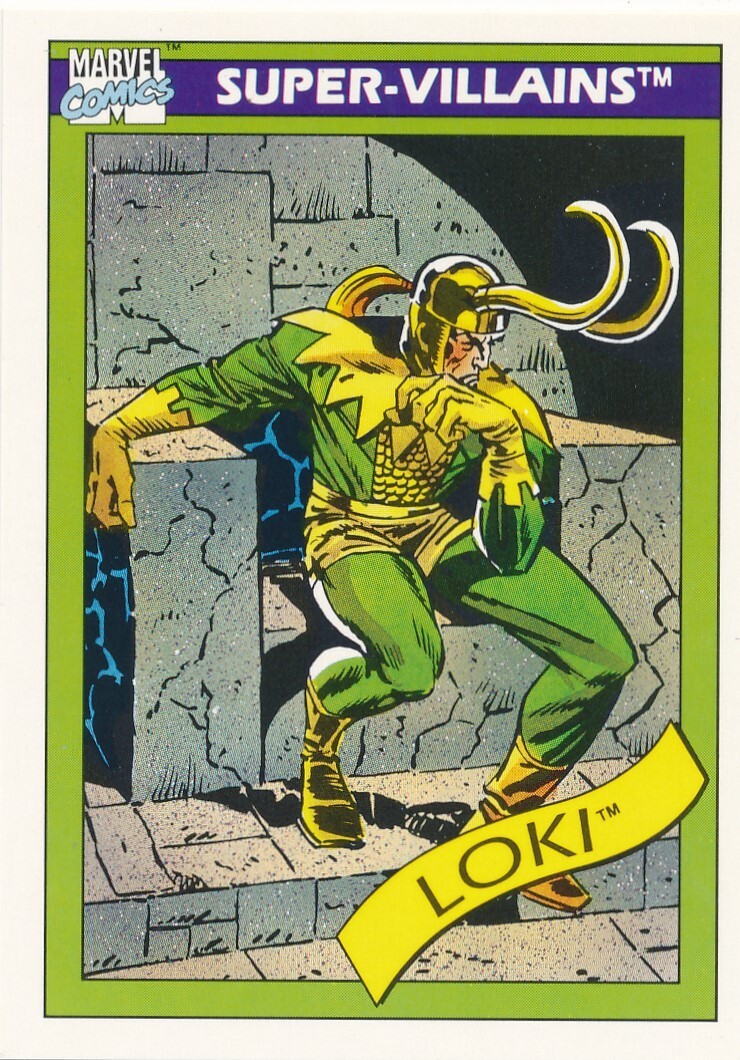 Marvel Universe Series 1 (Impel, 1990 series) #54 Loki NM/M