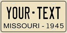 Missouri 1945 Plate Personalized Custom Car Bike Motorcycle Moped Key Tag