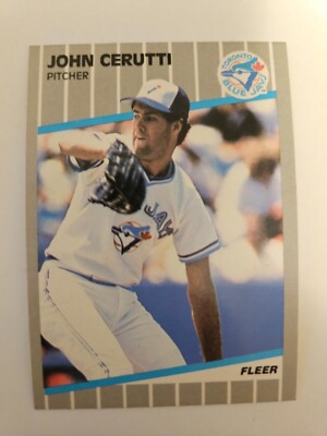 1989 FLEER JOHN CERUTTI #228 NM