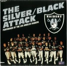 LA Raiders ‎– The Silver / Black Attack NEW SEALED 1986 Vinyl LP RARE NFL Rhino
