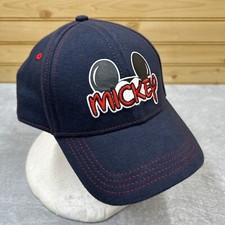 Disney Mickey Mouse Youth Hat Ball Cap ONE SIZE Blue Embroidered