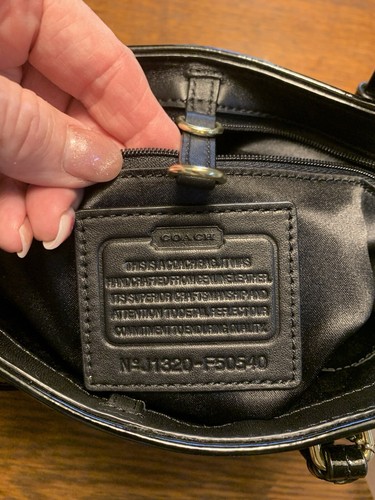 COACH EMBOSSED PATENT LEATHER MINI TOTE - Picture 3 of 13