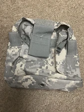 US Army MOLLE II Medic Pocket External Pouch ACU Camo Used