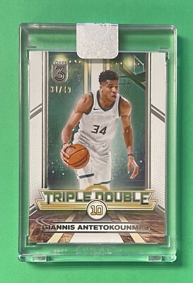 2023-24 TOPPS 3 GIANNIS ANTETOKOUNMPO TRIPLE DOUBLE 31/49