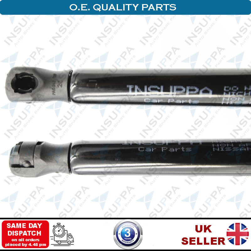 Replacement Gas Struts For Nissan Navara Snugtop Canopy 385mm 180N D22