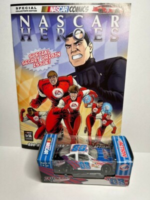 EA Sports Nascar Heroes & Comics Book 08 Talladega Action Racing Car