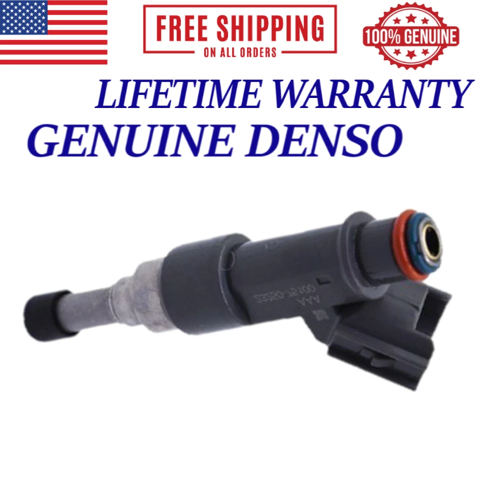 Paquete de 4 inyectores de combustible OEM DENSO para Toyota Tacoma 2005-2016 2,7 L I4 Foto 2 de 3