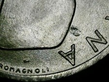 5 LIRE 1969 ERRORE - MANCANZA DI METALLO AL DRITTO [J632]