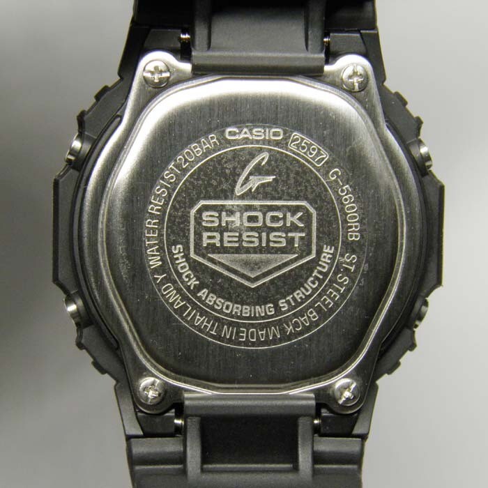 CASIO　G-SHOCK　 G-5600RB-1JF BLACK SPOTS CASIO G-SHOCK Unused item G-5600RB-1JF BLACK SPOTS Good