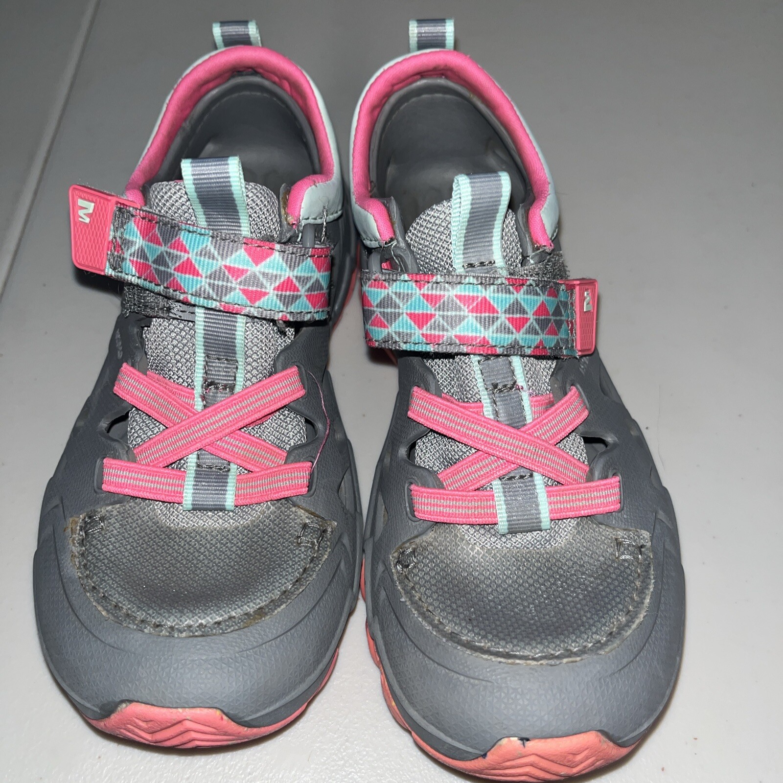 Sandali Merrell Hydro 2.0 acqua ragazza taglia 12 grigio rosa acqua