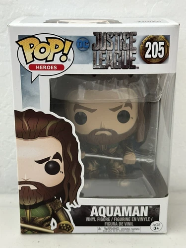 Funko Pop! #205 Aquaman Justice League Movie Vinyl Figure
