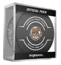 AHL Hershey Bears 2023-24 Official Game Hockey Puck In Cube