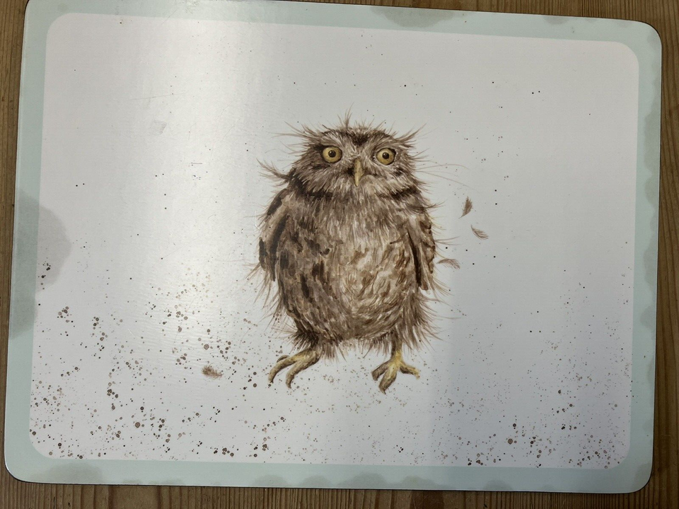 Wrendale Designs By Hannah Dale, Pimpernel 6 Cork Back Placemats Badger