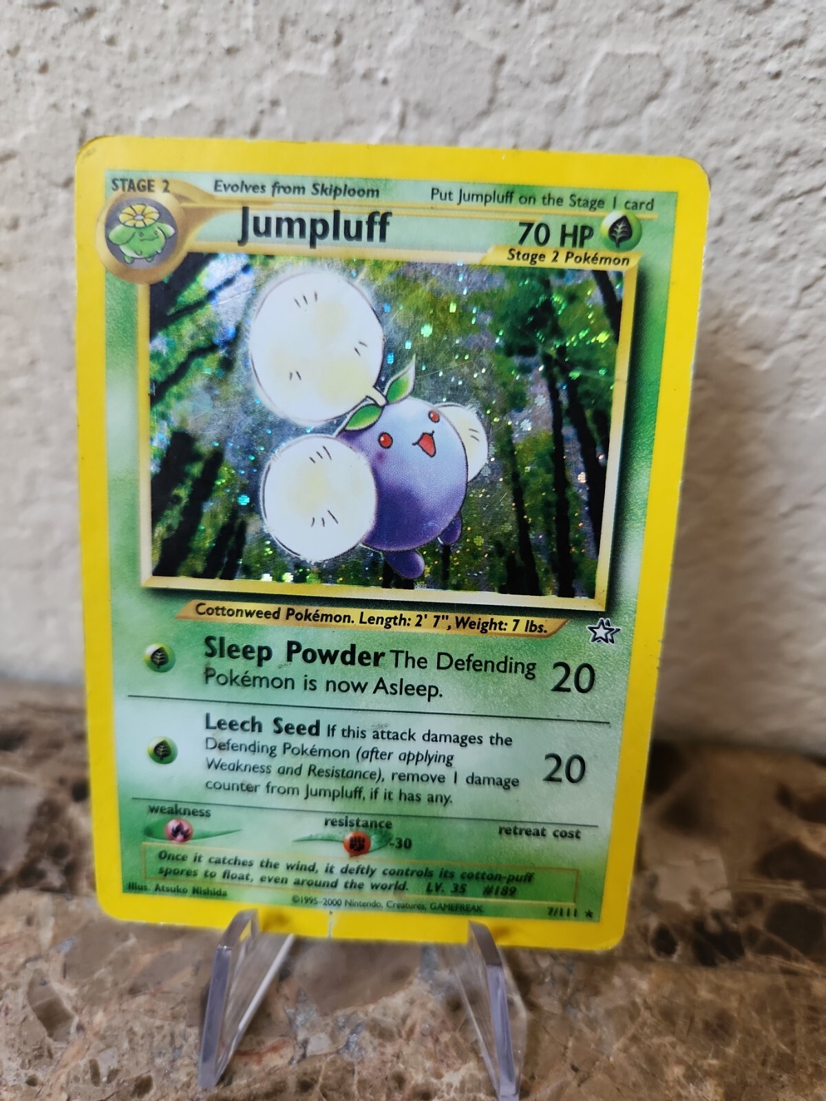 Jumpluff 7/111 Holo Neo Genesis 2000 Pokemon TCG Holo Rare