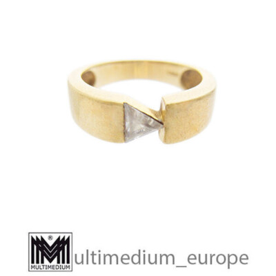 375 Gelbgold Zirkonia Ring 9ct cubic zirconia yellow 9k gold 9Karat FB