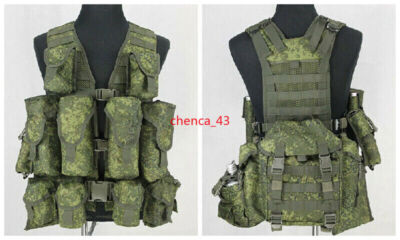 Gilet Tactique De Combat CCCP Armée Russe Smersh - Training Gear EMR PKM Set - Neuf