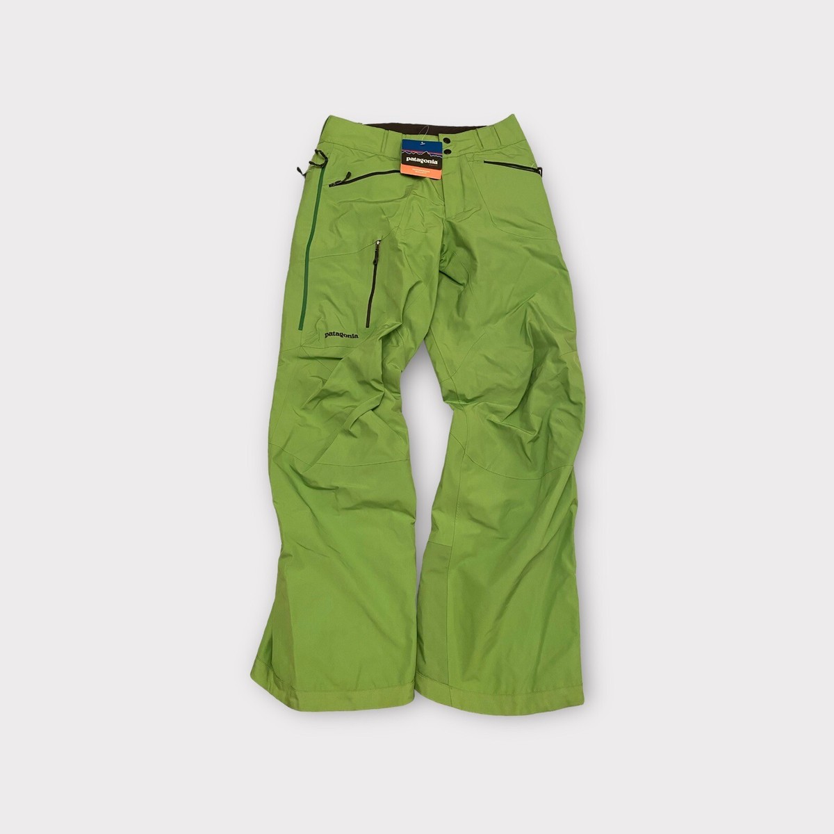Green Patagonia Gore-Tex Powder Bowl Ski Snow Pants Men's Green Patagonia Gore-Tex Powder Bowl Ski Snow Pants Men's