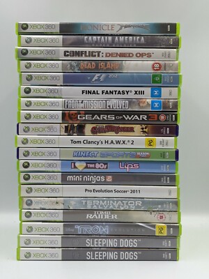 Xbox 360 Spiele - verschiedene Werbekopien