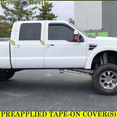 For 1999-2015 2016 FORD F250-F550 Crew Cab CHROME Door Handle COVERS W