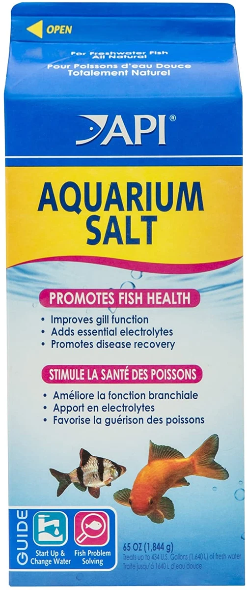 Aquarium salt in freshwater clearance tank