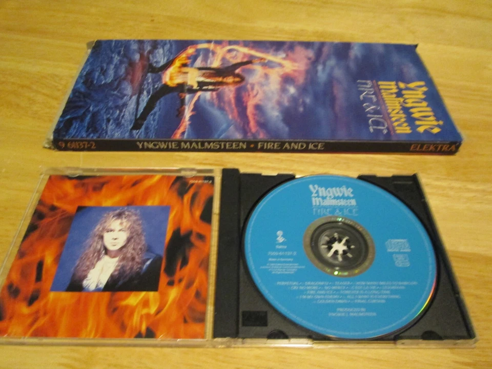 Yngwie Malmsteen - Fire & Ice Rare Longbox Hard To Find Foto 4 de 4