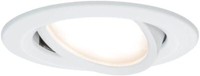 Paulmann Ebl Set Nova Coin Rund Schwenkbar Led 1X6,5W 2700K 230V Weiß Matt/Alu