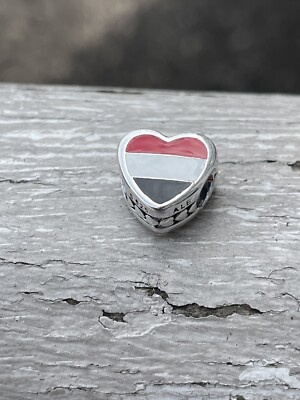 Pandora Yemen 🇾🇪 Exclusive Country Flag Colors Heart Charm | eBay