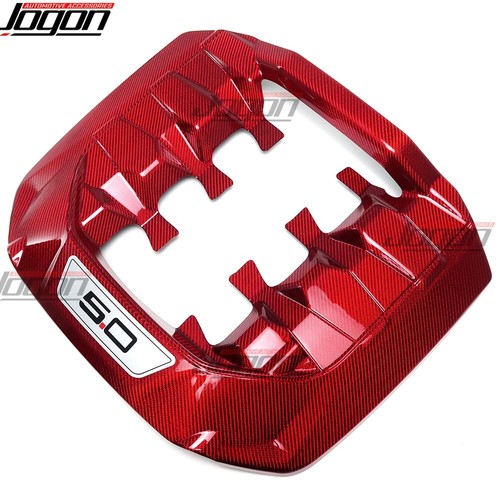 Red Carbon Engine Bay Cover Appearance For Ford Mustang S650 Dark Horse GT 2024+ - Picture 9 of 12