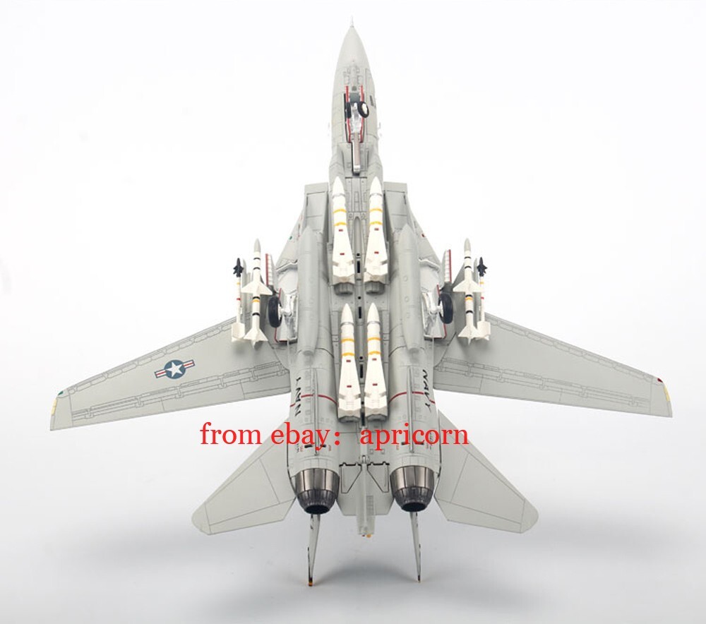 1/72 F14A Tomcat Navy Ghost Rider VF-142 Alloy Fighter Alloy Model