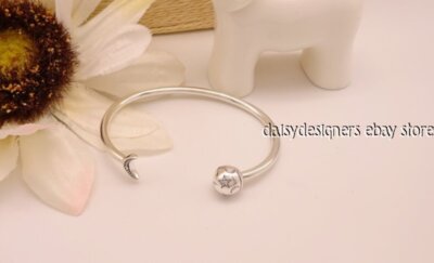 Stars Open Essence Open Bangle Pandora NEW Pandora MOON