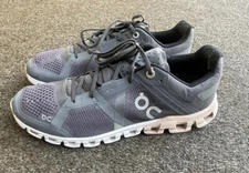 On Cloud Women’s, Rock/Rose Running Shoes, Sz 8.5 Grey