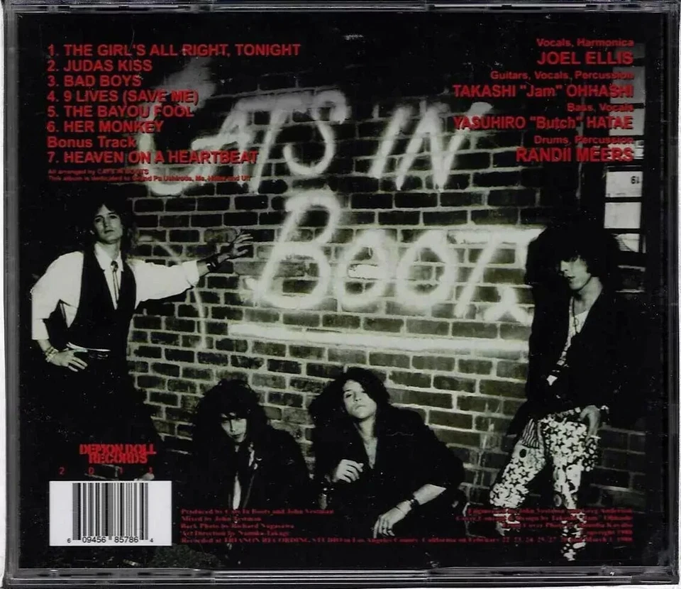 CATS IN BOOTS Demonstration 2011 CD +1 EP GLAM/HAIR METAL HARD ROCK RARE - Image 2 of 3